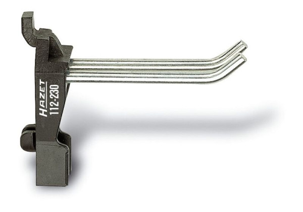 Hazet gereedschapshouder, dubbele haak, 60 mm lang, 112-260