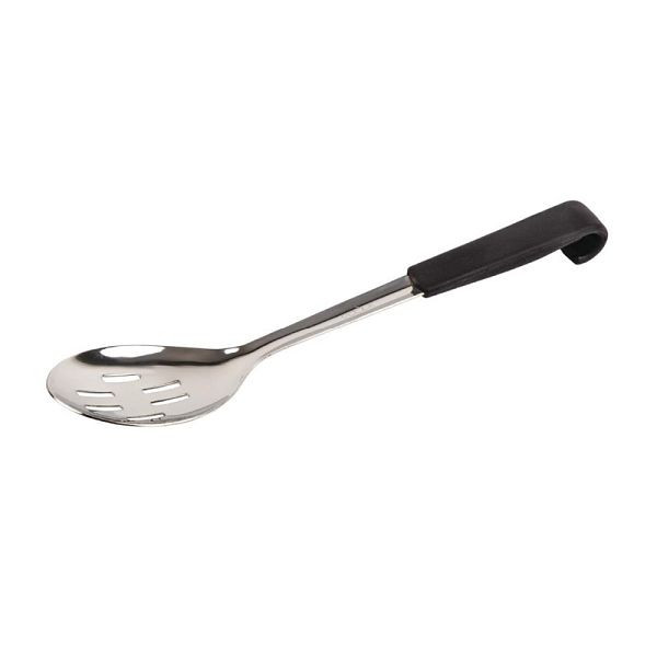Vogue Serveerlepel met Zwart Handvat 34cm, CS911