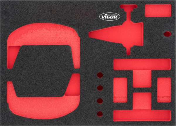 VIGOR 2-componenten zachtschuiminleg, afmetingen inzet / lademaat: M (282 x 393 x 35 mm), gebruik: V7261, V7261-L