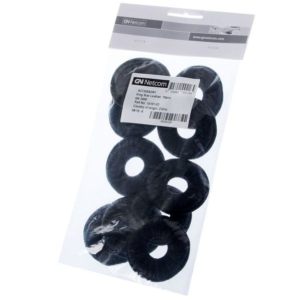 Jabra kunstleren oorkussens, BIZ1500, GN1900/2000, VE: 10 stuks, 14101-02