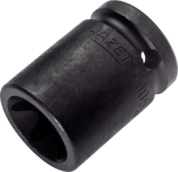 Hazet impact, machine schroevendraaierdop, TORX®, hol vierkant 12,5 mm (1/2 inch), buiten TORX® profiel, E24, 900S-E24