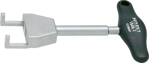 Hazet bobinetrekker, kunststof T-greep oppervlak: verchroomd, afmetingen / lengte: 135 mm, 1849-7