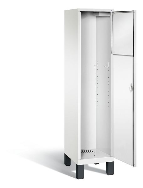 C+P wasverzamelkast Evolo, H1850xB420xD500mm, kleur: verkeerswit, 48070-210 S10238