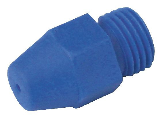 ELMAG standaard mondstuk kunststof blauw Ø 1,5 mm, AG M12x1,25 voor blaaspistolen, 32531