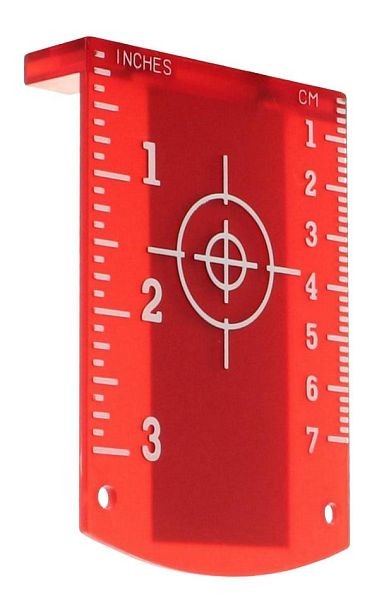 hedue Zieltafel (rot), Abmessungen 100 x 70 mm, 1200