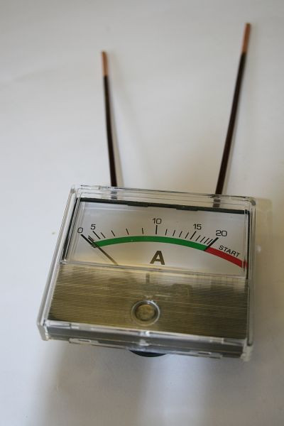 ELMAG ampèremeter 0-20 A 70x60mm voor EUROSTART 250, 9505293