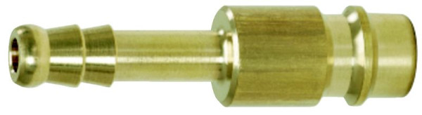 KS Tools messing steeknippel met slangtule, diameter 6mm, 515.3495