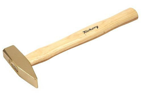 DENIOS Schlosserhammer, 1000 g, Sonderbronze, funkenfrei, für Ex-Zonen, 250380