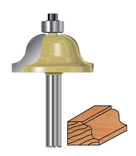 Projahn profielfrees A met kogellager D 38,1 mm, L 49,5 mm, L2 17,5 mm, 33213381