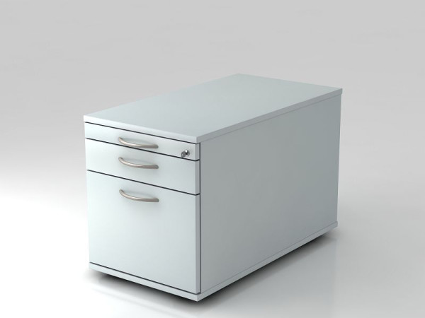 Hammerbacher rolcontainer 80cm, 1 lade, 1 HR, slot BM grijs, 42,8x51,2x80 cm, 1/2/6 HE, VTC20/5/5/BM