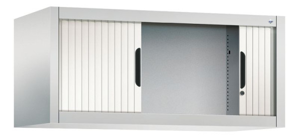 C+P rolluikkast Omnispace, H450xB1000xD420mm, kleur: lichtgrijs / verkeerswit, inbouwgreep, 3262-00 S10074