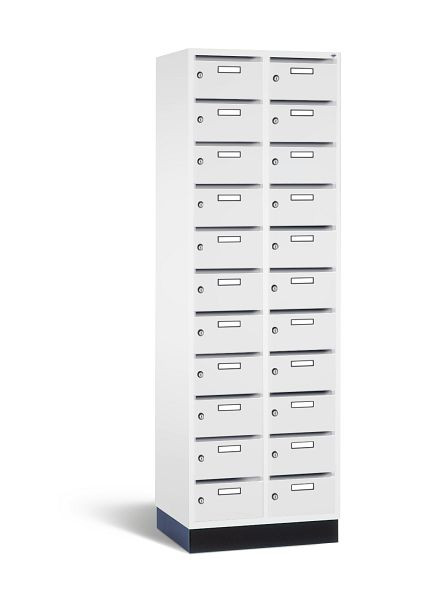 C+P verdeelkast intro, H1950xB620xD490mm, kleur: verkeerswit, 8170-211 S10342