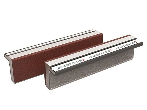Bedrunka+Hirth beschermbekken met fiber pad, Magnetfix F Voor bekbreedte 100 mm, 03.06.2100