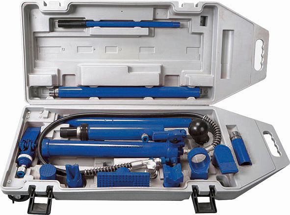Kunzer hydraulische carrosserie-uitlijnset 10 t, WK 50100.1