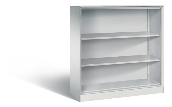 C+P bureauplank Asisto, H1310xB1200xD435mm, kleur: lichtgrijs, 3 niveaus, 140031-000 S10038