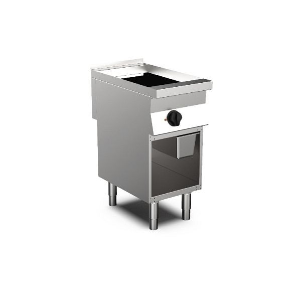 Mareno MO-700 gasplaat 40cm, glad RVS bakoppervlak, 170.431
