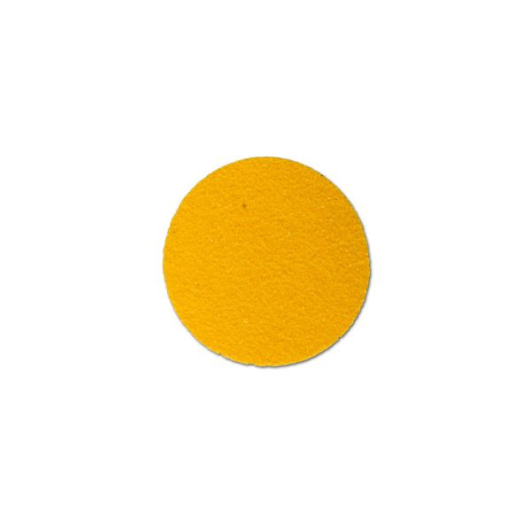 m2 Antislip coating Informatiemarkering Vervormbare gele cirkel 90mm, VE: 50 stuks, M2GV50K901