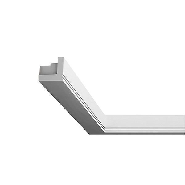 rutec Projekt 5x5 vierkant PU - schuim - profiel - 2 meter, PFG005