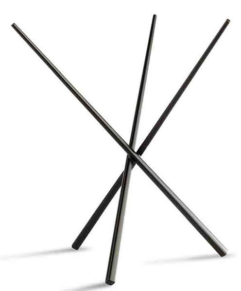 APS buffetstandaard -ASIA PLUS-, Ø 20,5 / Ø 16,5 cm, hoogte: 20 cm, 18/10 roestvrij staal, zwart, 15514