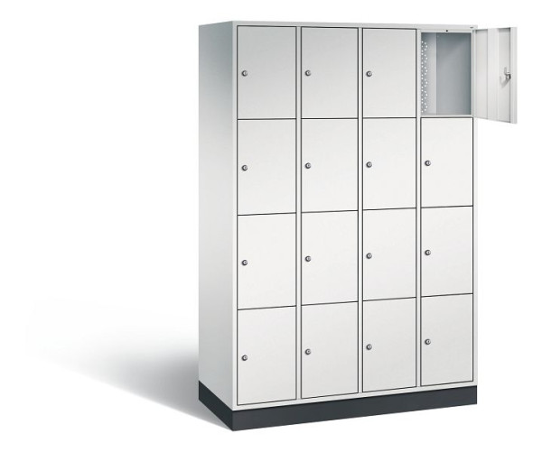 C+P lockerkast Intro, H1950xB1220xD490mm, kleur: lichtgrijs, 8470-401 S10010