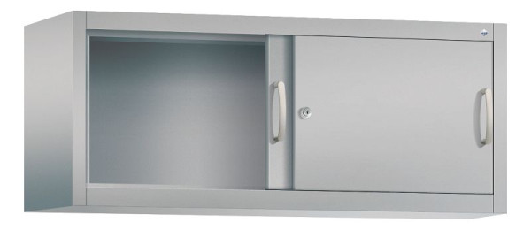 C+P opbouwkast Acurado, H500xB1200xD400mm, kleur: wit aluminium, beugelgreep, 1 FH, 2044-00 S10045