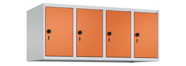 C+P kastopzet Classic PLUS, bovenkast, 7035/2004, veiligheidsdraaigrendel, 500x1200x500mm, 4 vakken, 080090-40 S10030