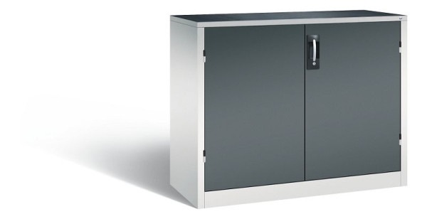 C+P gereedschapskast Acurado, H1000xB1200xD500mm, kleur: lichtgrijs / antracietgrijs, verzonken handgreep, 8831-5035 S10156