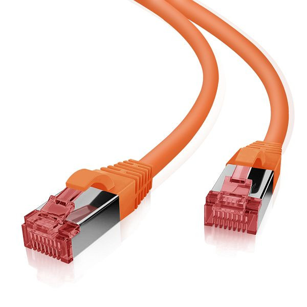Helos patchkabel S/FTP Cat 6 oranje 30,0m, 118183