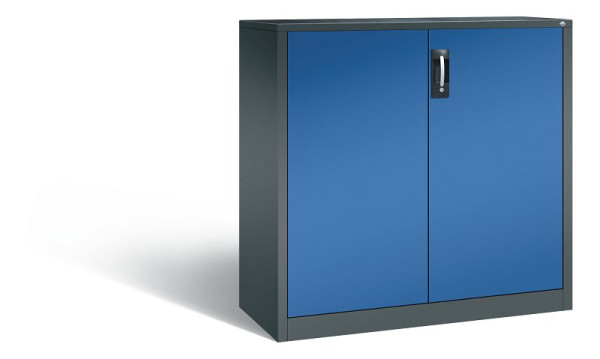 C+P gereedschapskast Acurado, H1200xB1200xD500mm, kleur: antracietgrijs / gentiaanblauw, verzonken handgreep, 8531-000 S10171