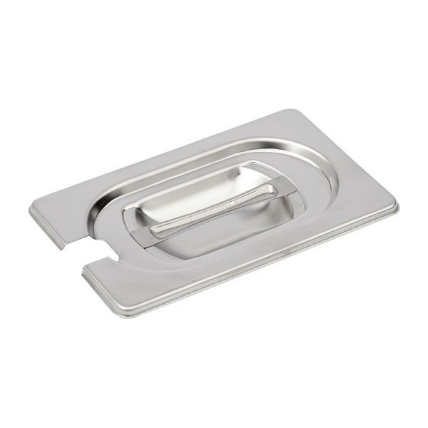 Gastro M deksel RVS GN1/9 met lepeluitsparing, DR492