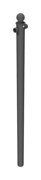Schake beschermleuning / randleuning, steunpaal voor bovenste ligger voor plaatsing in beton, middenstijl voor bovenste ligger, 467_02B