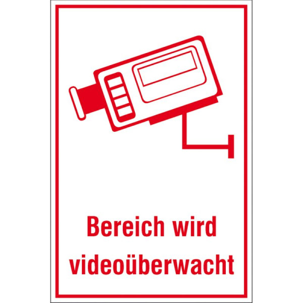 Stein HGS HGS aankondigingscombinatiebord, gebied staat onder videobewaking, 51.g5025