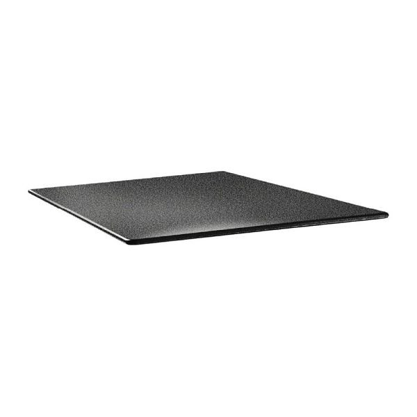 Topalit Smartline vierkant tafelblad antraciet 70cm, DR962