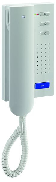 TCS audio deurtelefoon met comfortfuncties 4 knoppen, opbouw wit, ISH3130-0140