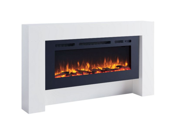 RICHEN Zeus elektrische haard, 2000 W, kleur: grijs, EF173D-MT173F-CG