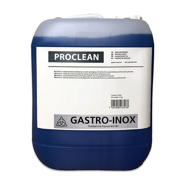 Gastro-Inox Proclean glansmiddel 10 liter, 400.302