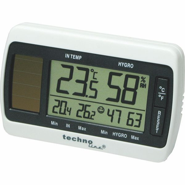 Technoline thermometer, afmetingen: 83 x 51 x 14 mm, binnentemperatuurweergave & binnenluchtvochtigheidsweergave, WS 7007