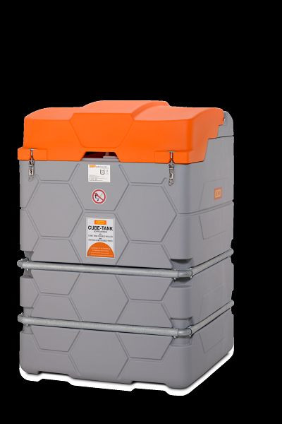 Cemo CUBE stookolietank 1500 l buiten volledig gemonteerd, 10454