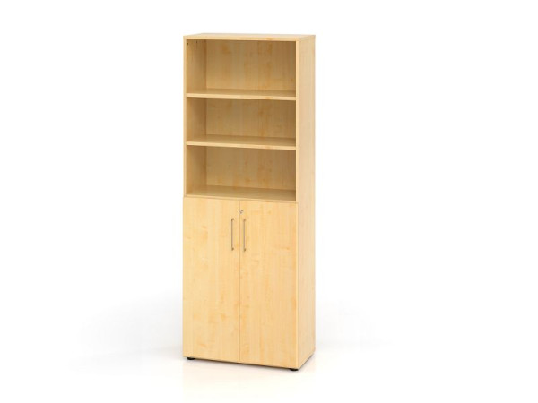 Hammerbacher combikast 6OH met deuren 3OH 968T3, corpus: esdoorn / voorkant: esdoorn, 80 x 42 x 215,4 cm (BxDxH), V968T3/3/3/BS