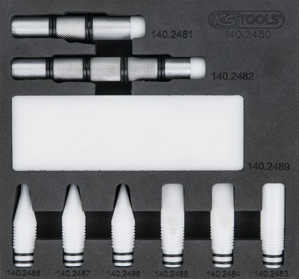 KS Tools terugslagdoornset, 10-delig, 140.2480