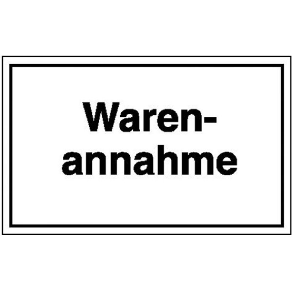 Stein HGS HGS informatiebord voor bedrijfsidentificatie, goederenacceptatie, folie, zelfklevend, 21.5803