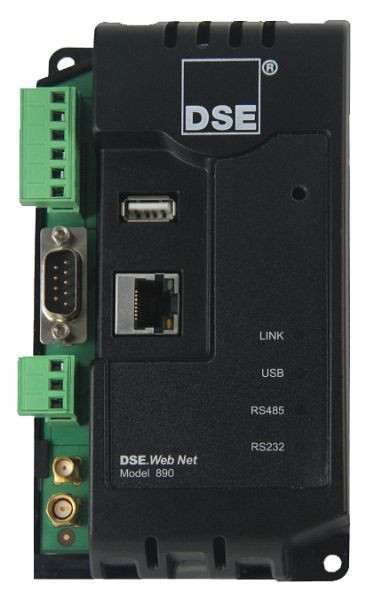 ELMAG gateway voor bewaking op afstand DSE 890 Webnet voor stroomgeneratoren met DSE-besturing vanaf DSE 45xx-versie, 53705