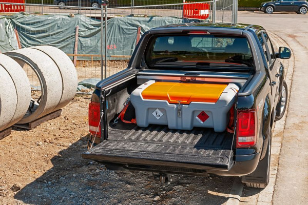 Cemo dieseltank verrijdbaar Easy 220 l pick-up met elektrische pomp CENTRI SP 30 12 V, 30 l/min, AZV en scharnierend deksel, 11250