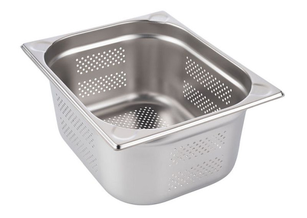 APS GN 1/2 bak, geperforeerd, 32,5 x 26,5 cm, diepte: 200 mm, RVS, 12,5 liter, 81904