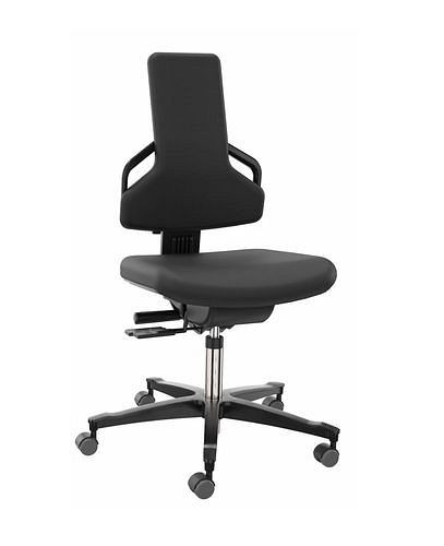 Dauphin Premium werkstoel, stof zwart, 266-913