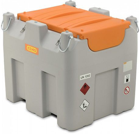 Cemo dieseltank verrijdbaar Easy 980 l zonder pomp met snelkoppeling, 10817