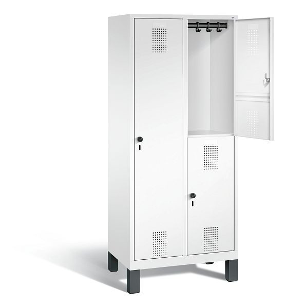 C+P cijferslot Evolo, H1850xW810xD500mm, kleur: verkeerswit, 48610-22 S10031