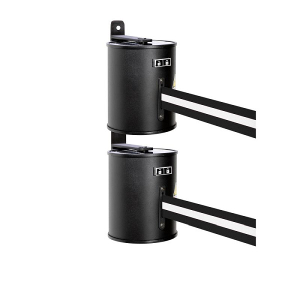 Stein HGS HGS wandriemcassette -P-Line Double-, zwart/wit/zwart horizontaal (gestreept), 34247-04