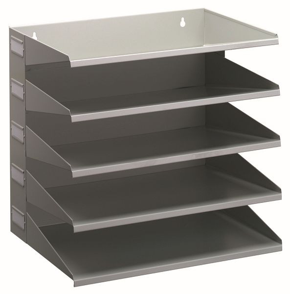 DURABLE sorteerbalk, 5-delig, grijs, 336010