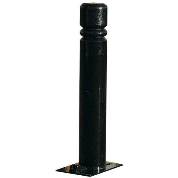 Stone Tuinpaal HGS -Trend-, RAL 9005 diepzwart, stalen buis Ø 76 mm, montage: voor betonzetting op ankerblok, 24008